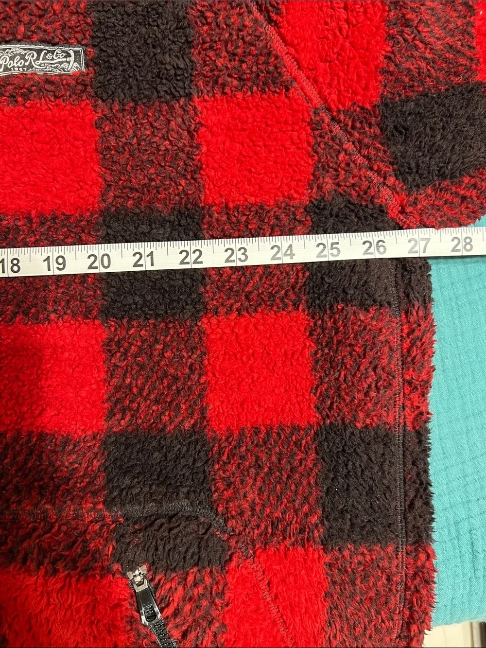 Polo Ralph Lauren Buffalo Plaid Sherpa Fleece Zip Hoodie